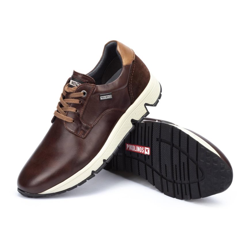 Men's Pikolinos FERROL Sneakers Brown | NZ UA01Q52